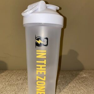 White and Yellow Shaker Bottle